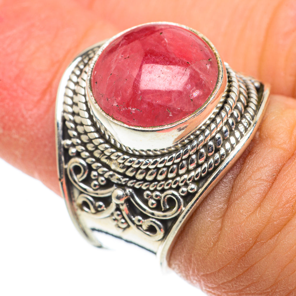 Rhodochrosite Rings handcrafted by Anasilvercos - RING63489
