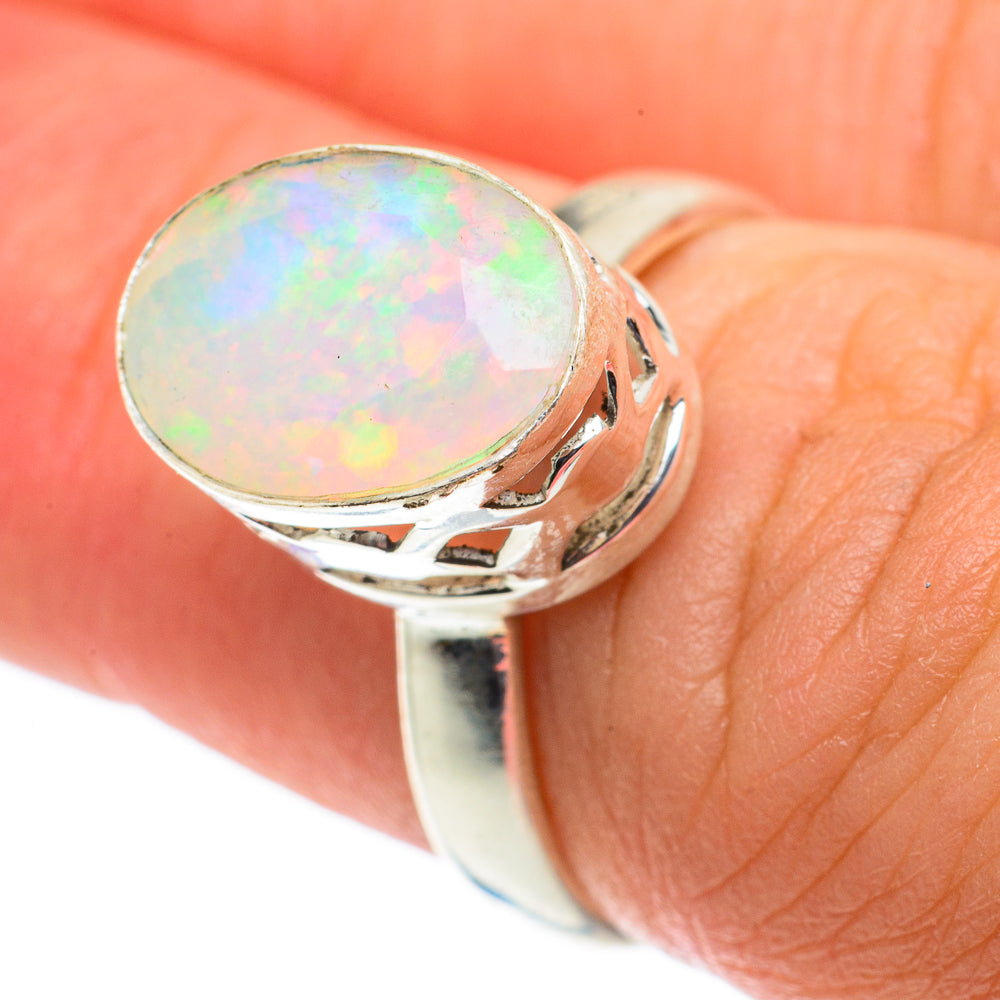 Ethiopian Opal Rings handcrafted by Anasilvercos - RING63498