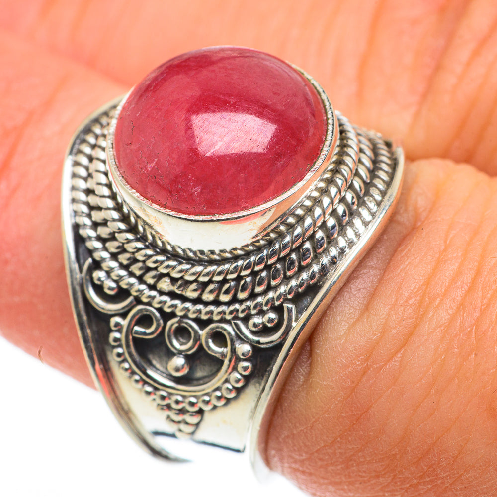 Rhodochrosite Rings handcrafted by Anasilvercos - RING63539
