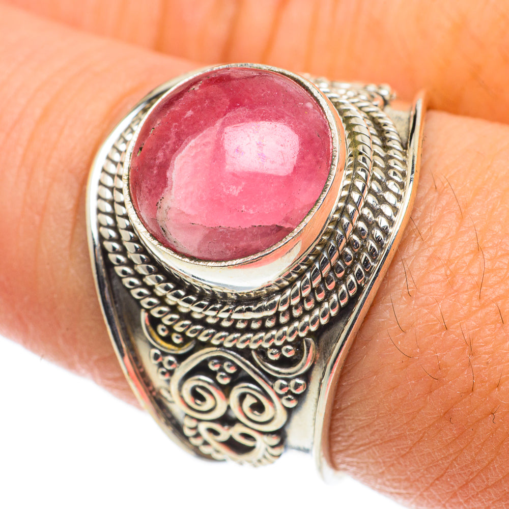 Rhodochrosite Rings handcrafted by Anasilvercos - RING63555