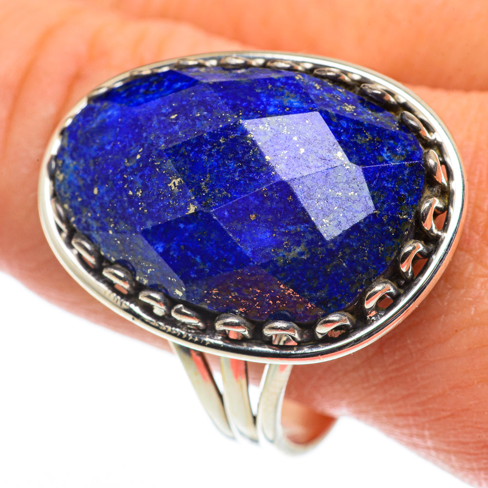 Lapis Lazuli Rings handcrafted by Anasilvercos - RING63577