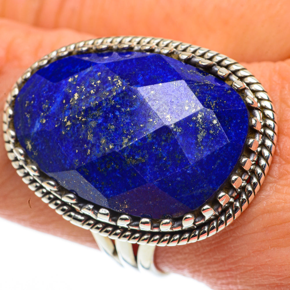 Lapis Lazuli Rings handcrafted by Anasilvercos - RING63597