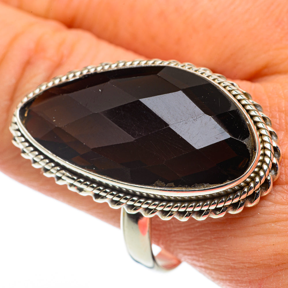 Smoky Quartz Rings handcrafted by Anasilvercos - RING63601