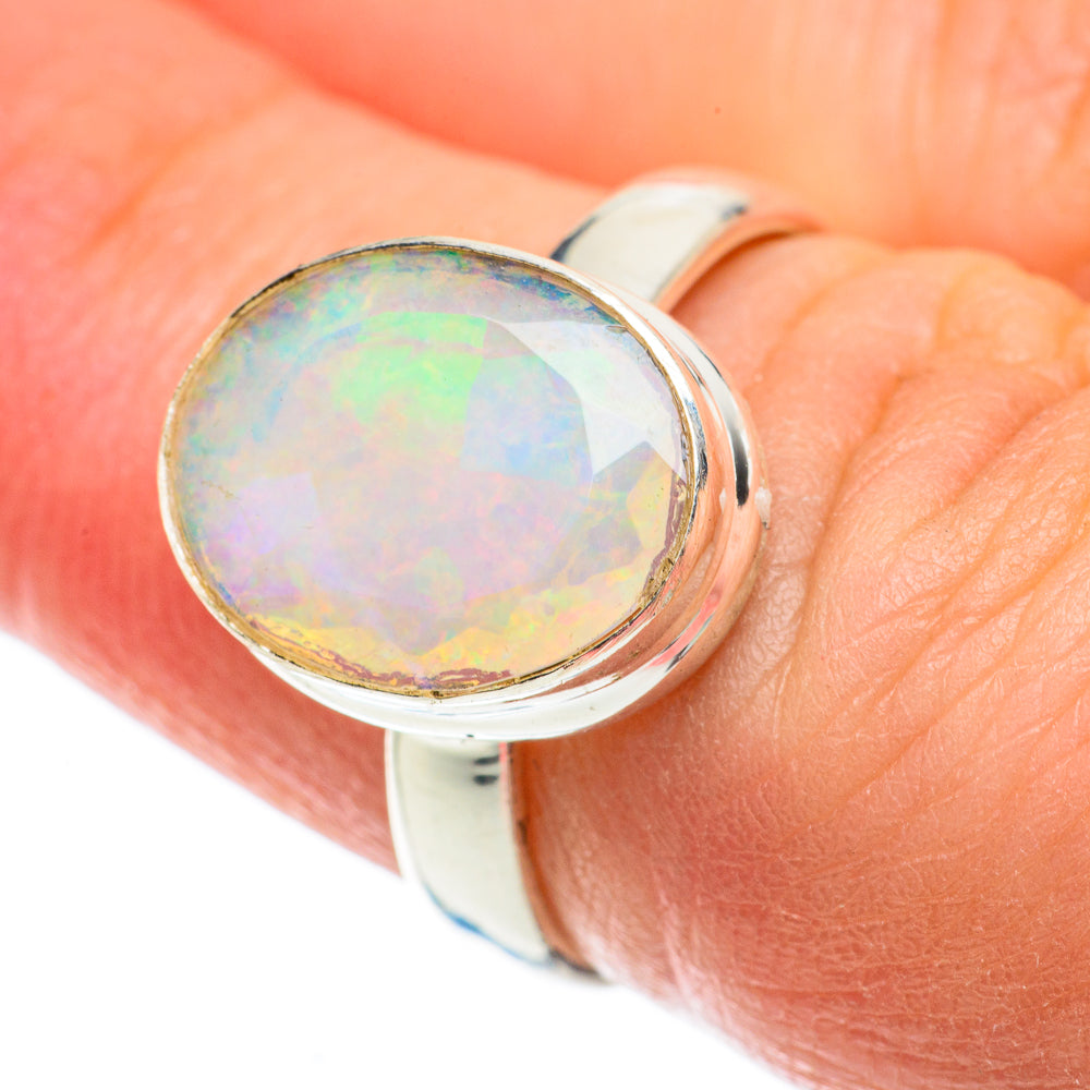 Ethiopian Opal Rings handcrafted by Anasilvercos - RING63663