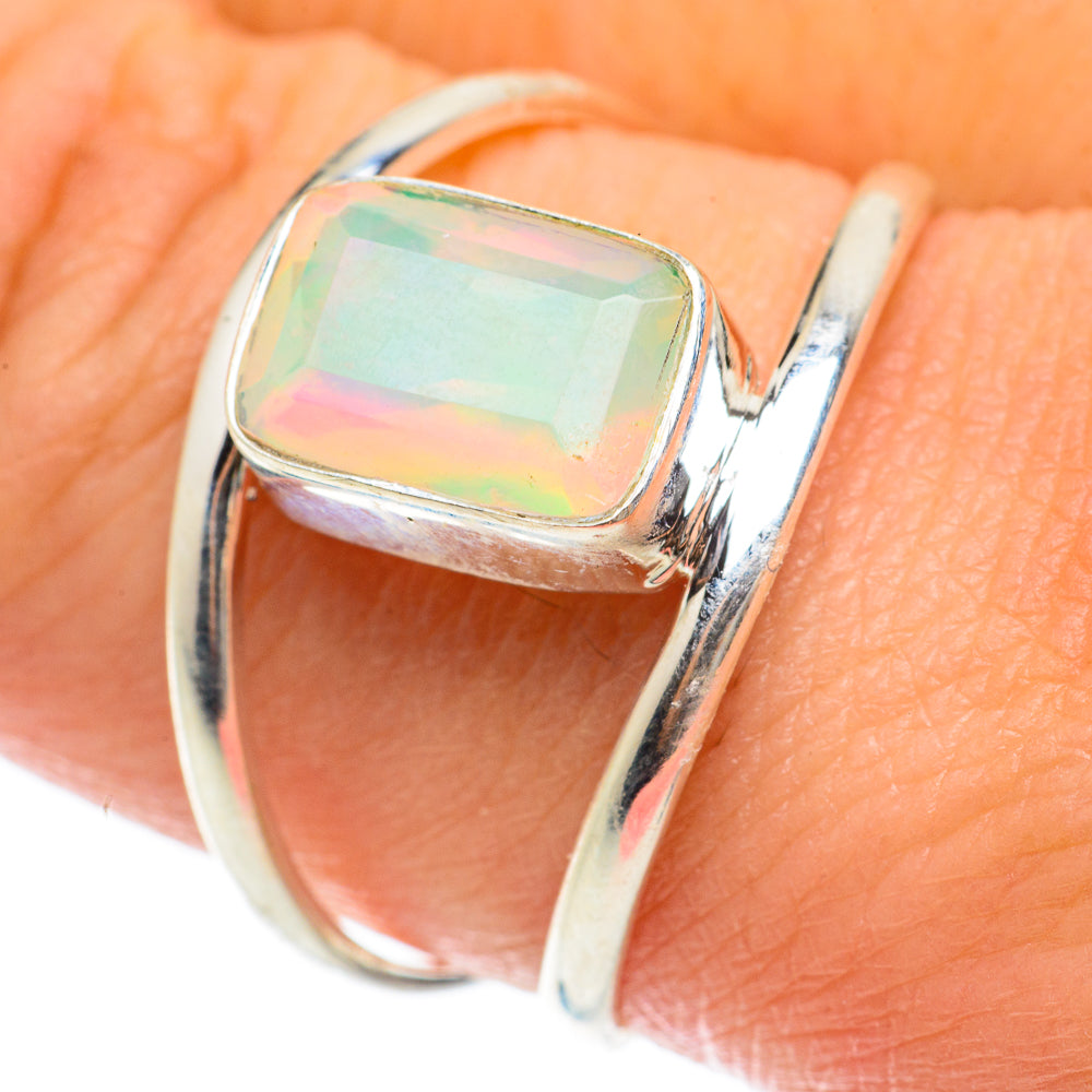 Ethiopian Opal Rings handcrafted by Anasilvercos - RING63664