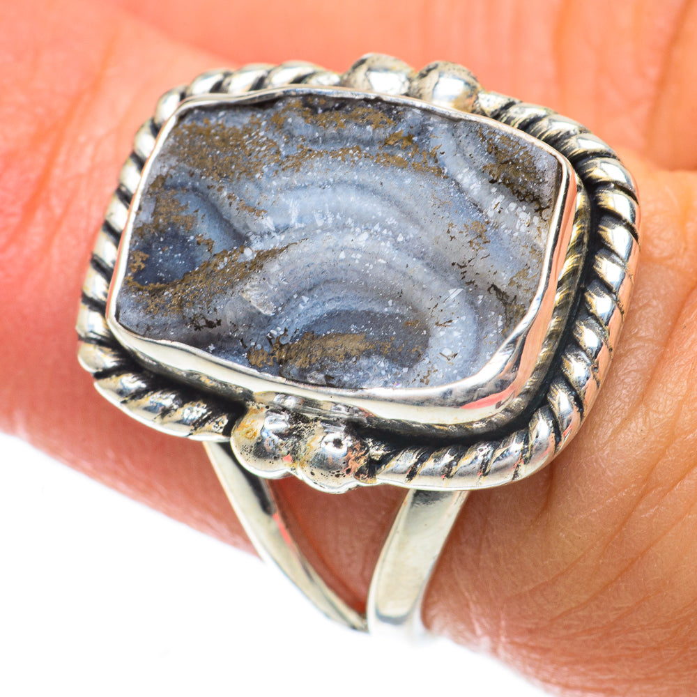 Desert Druzy Rings handcrafted by Anasilvercos - RING63665
