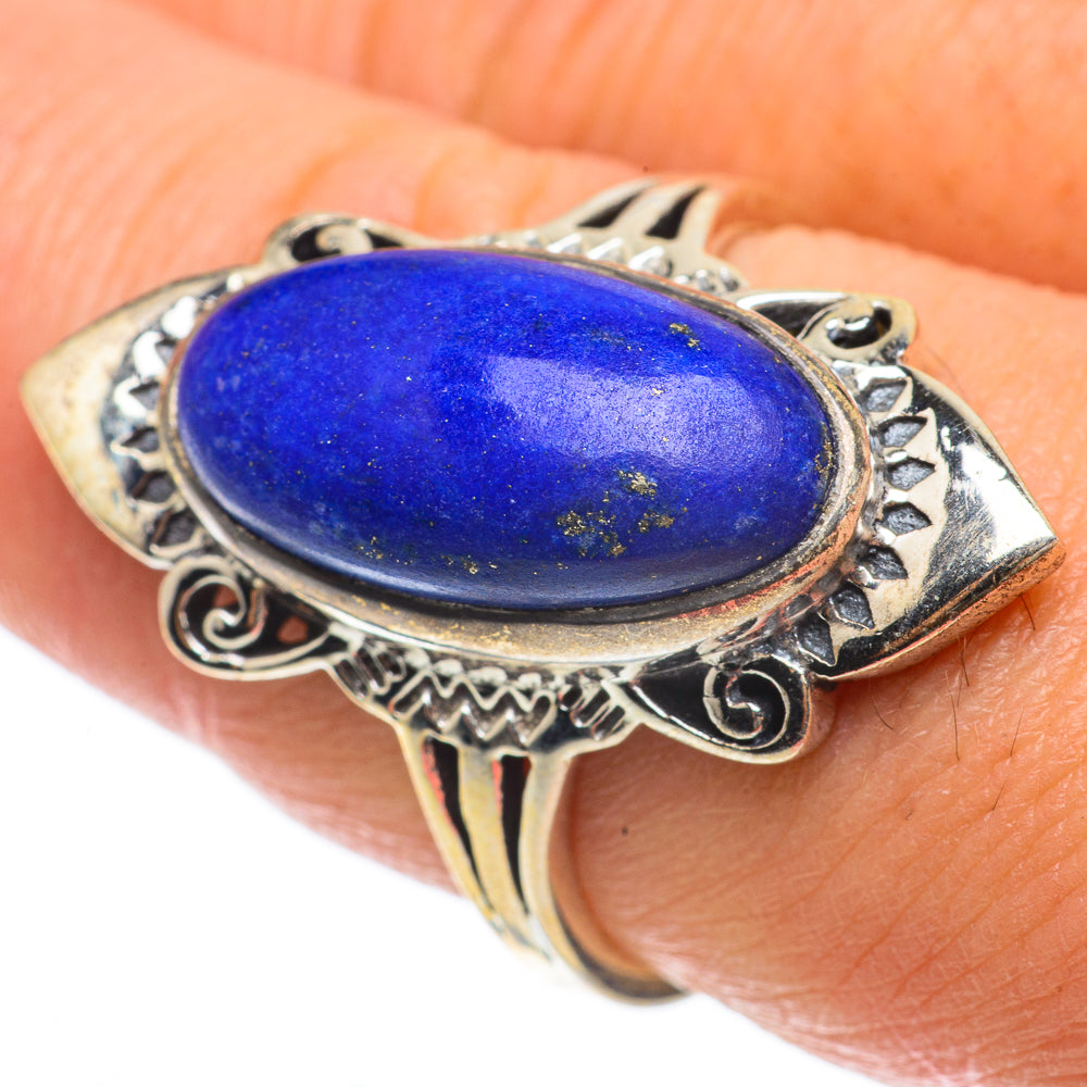 Lapis Lazuli Rings handcrafted by Anasilvercos - RING63692