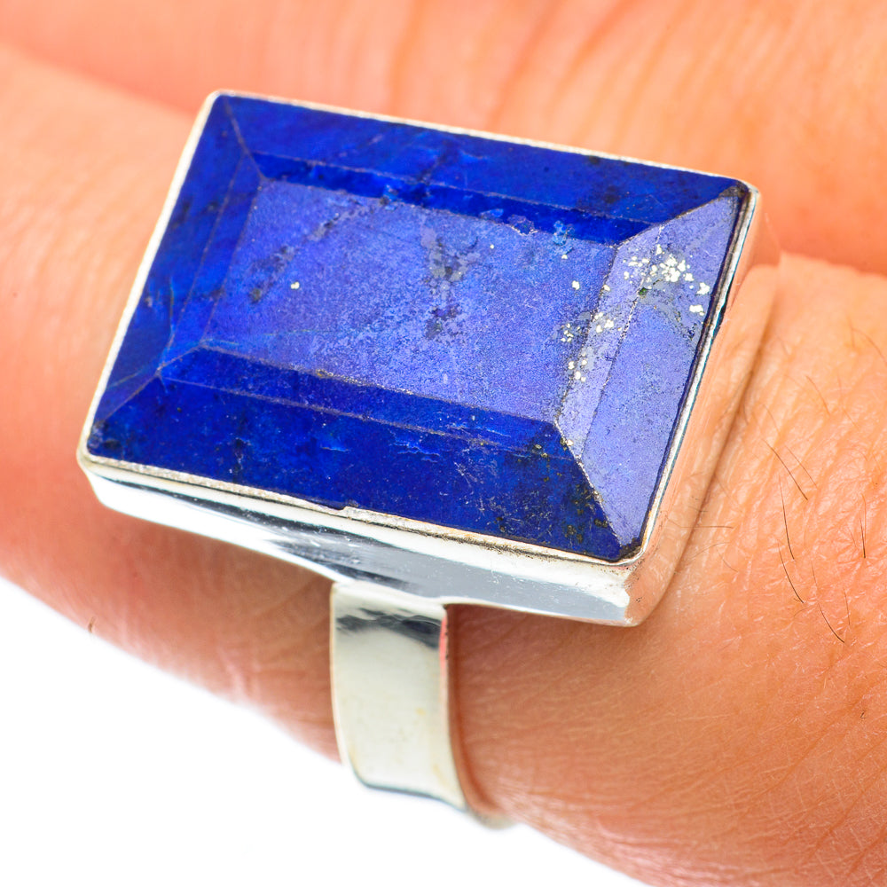 Lapis Lazuli Rings handcrafted by Anasilvercos - RING63697
