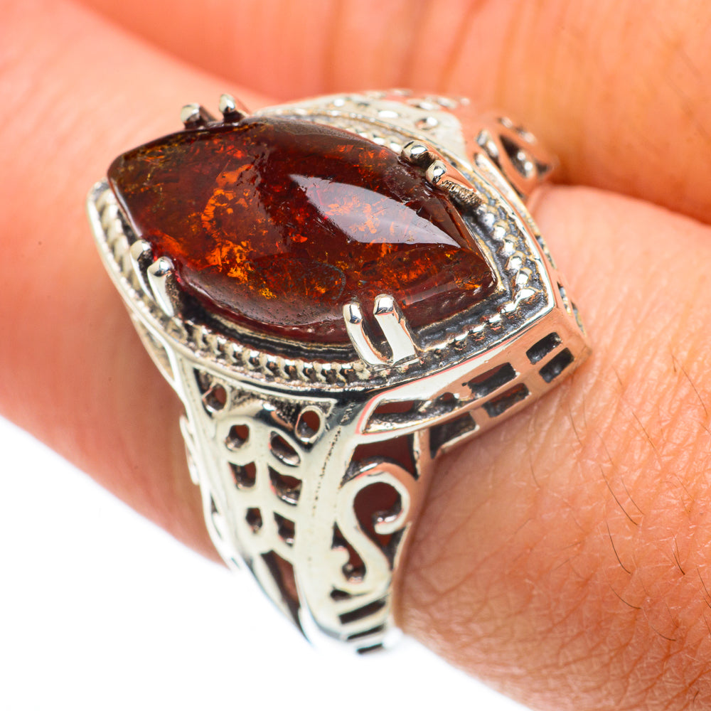 Baltic Amber Rings handcrafted by Anasilvercos - RING63702