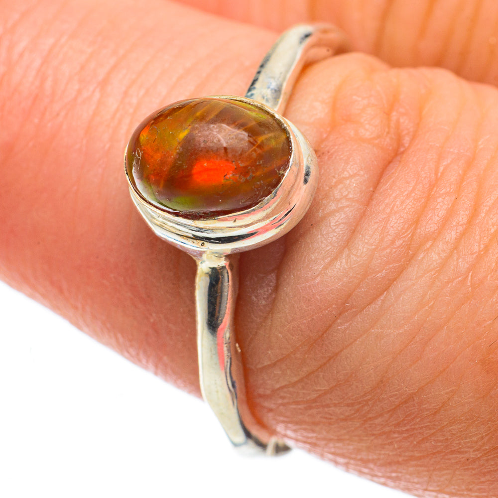 Ethiopian Opal Rings handcrafted by Anasilvercos - RING63712