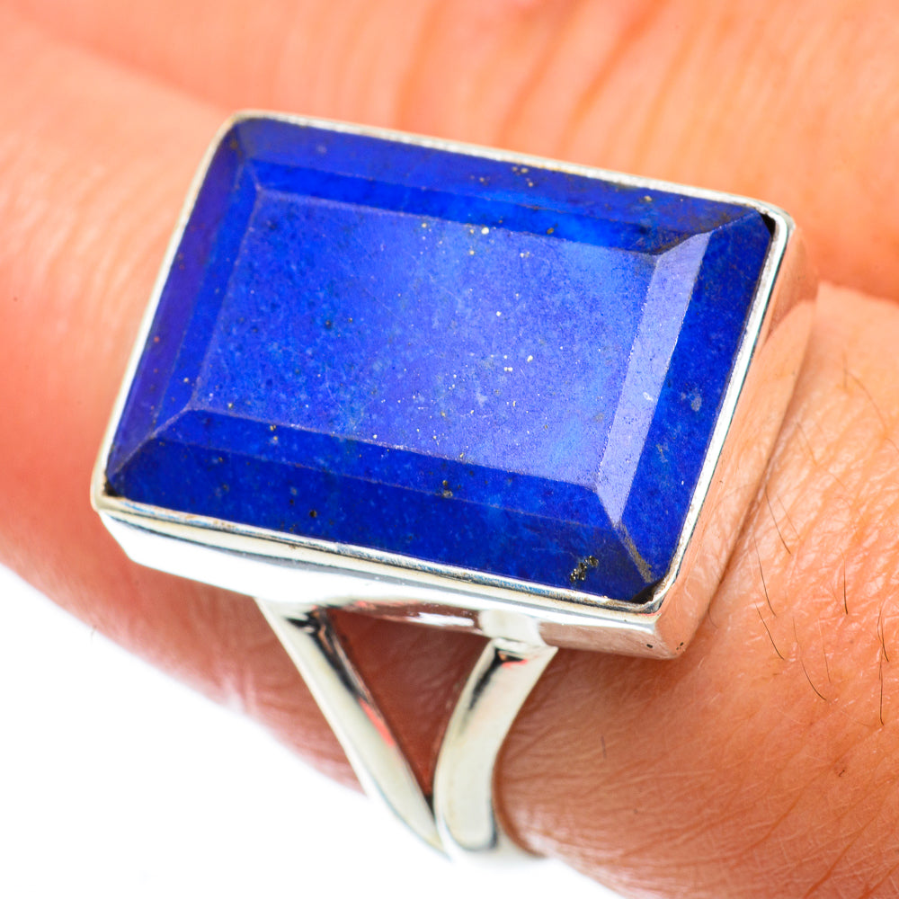 Lapis Lazuli Rings handcrafted by Anasilvercos - RING63739