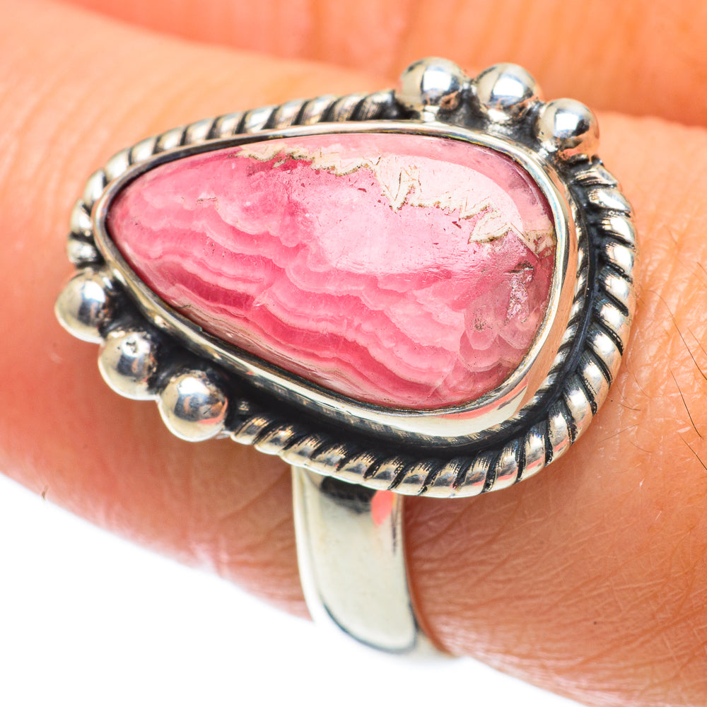 Rhodochrosite Rings handcrafted by Anasilvercos - RING63747
