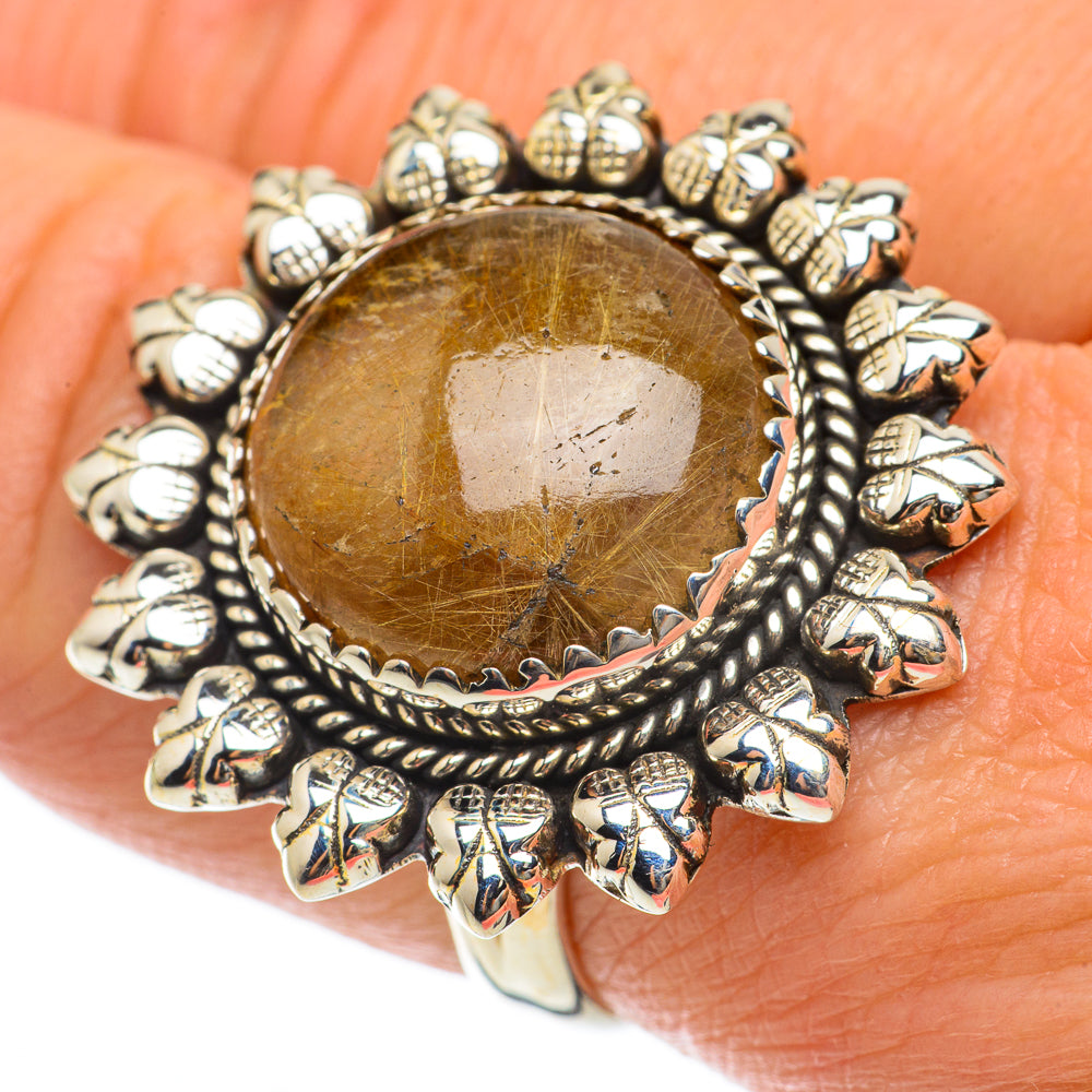Rutilated Quartz Rings handcrafted by Anasilvercos - RING63809