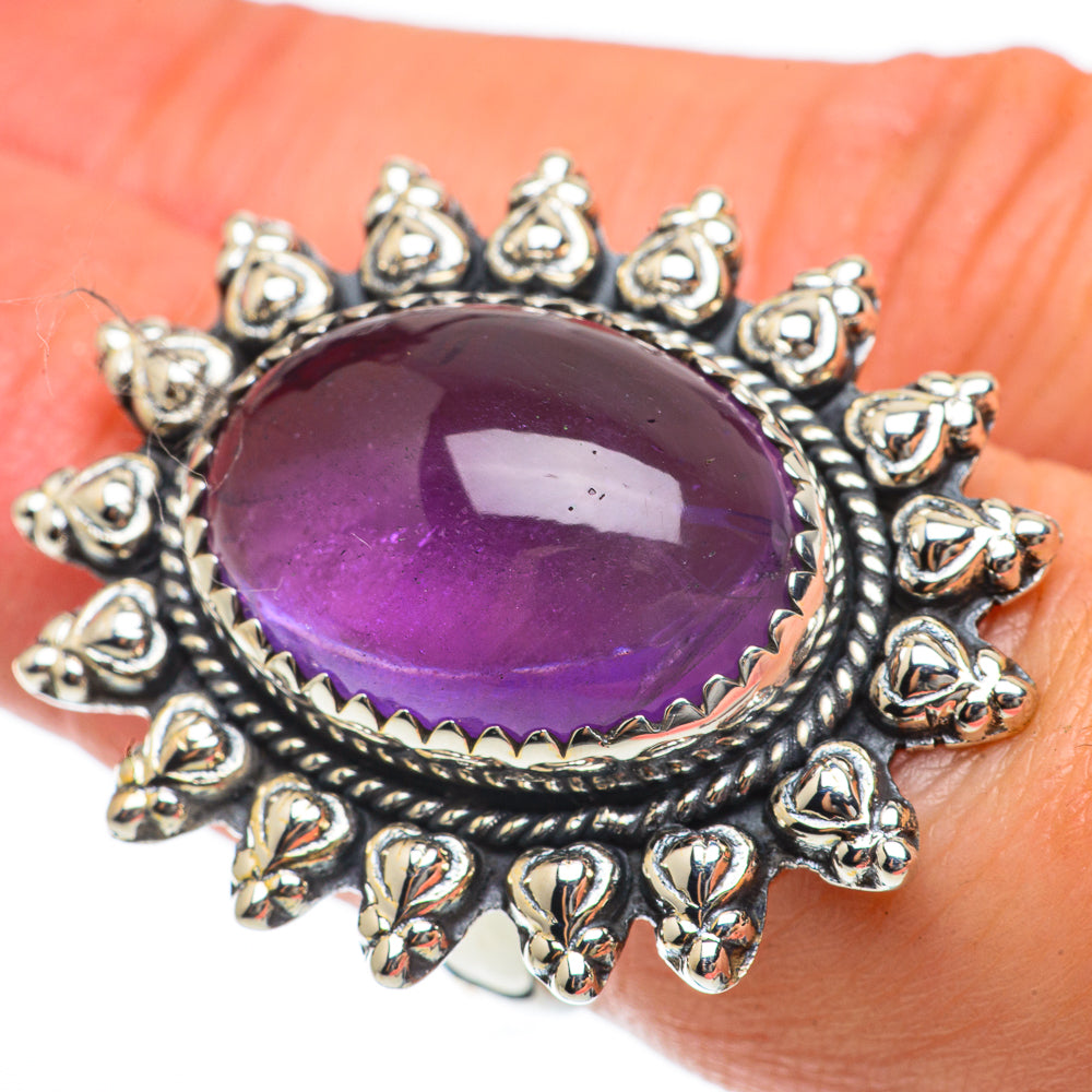 Amethyst Rings handcrafted by Anasilvercos - RING63856