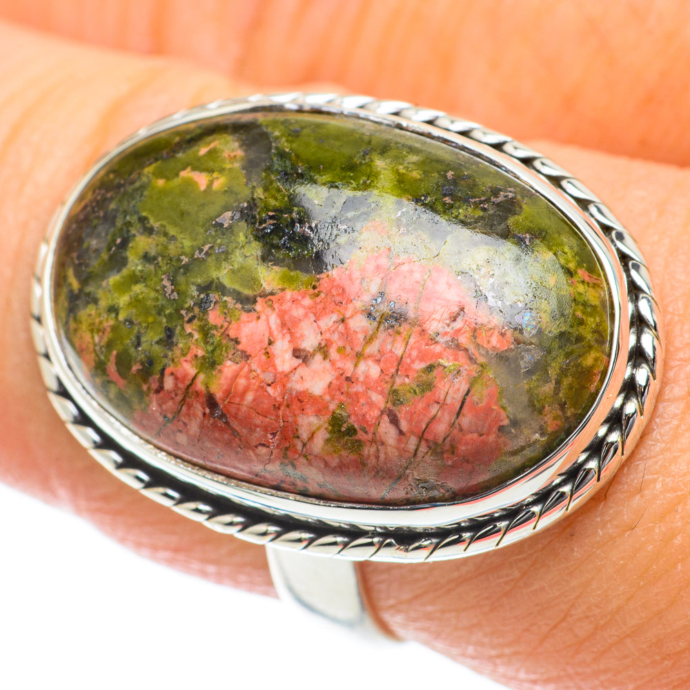 Unakite Rings handcrafted by Anasilvercos - RING63885