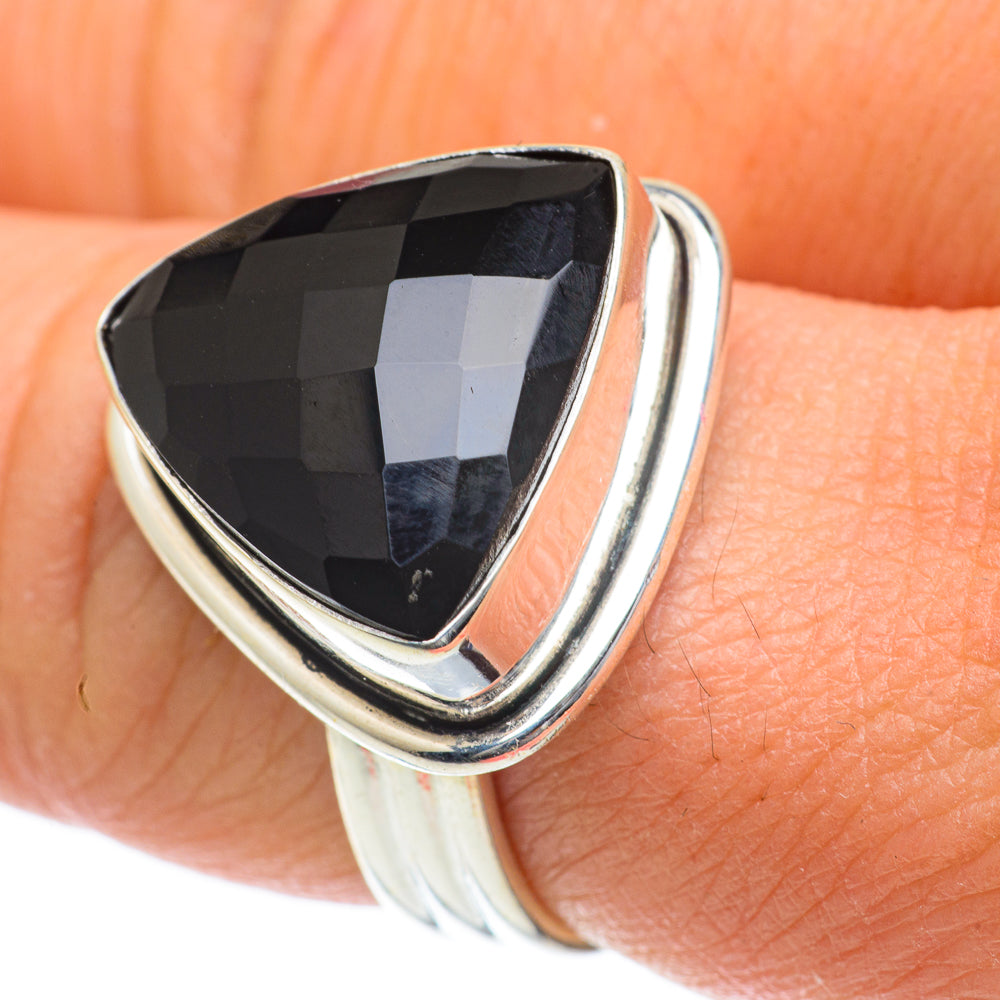 Black Onyx Rings handcrafted by Anasilvercos - RING63898