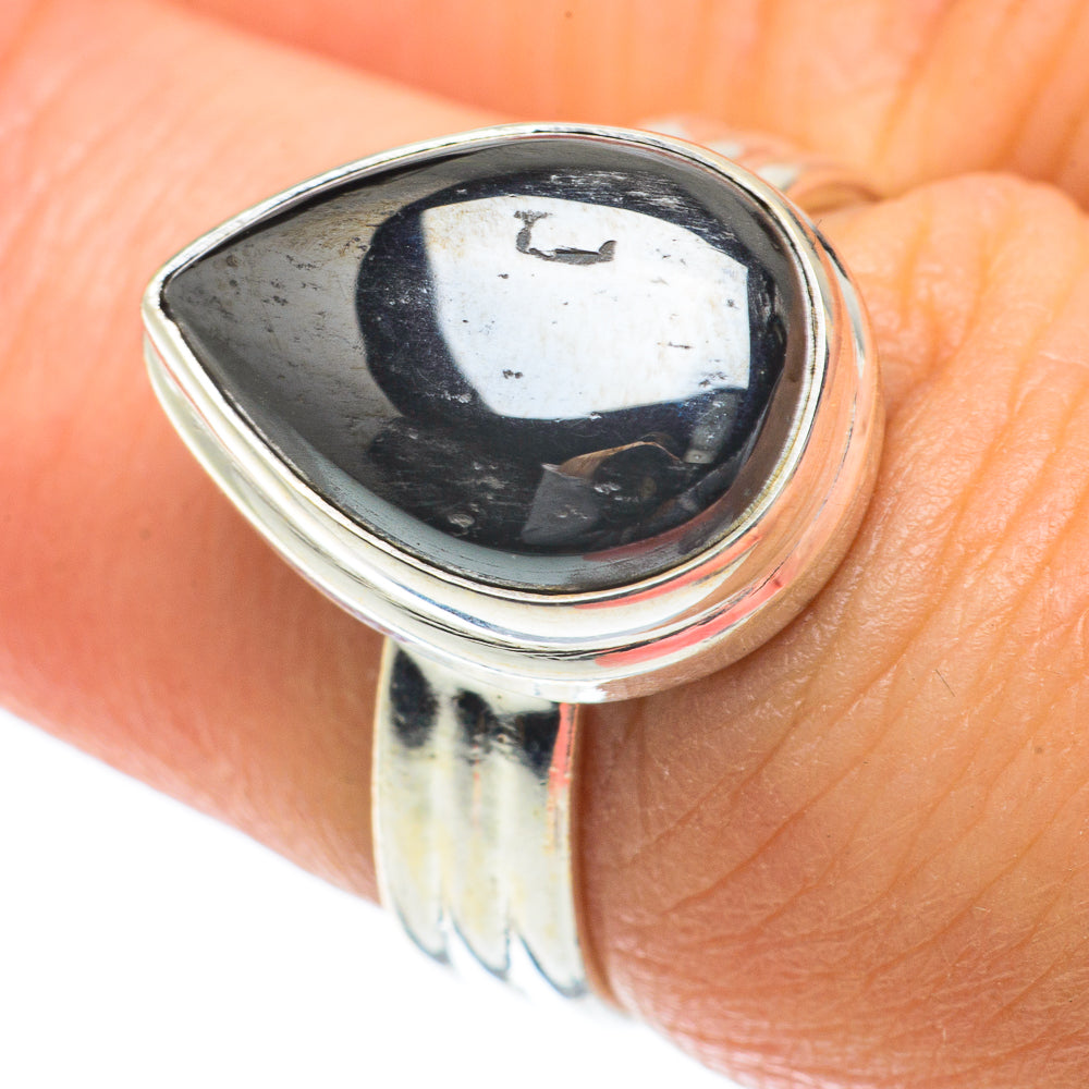Hematite Rings handcrafted by Anasilvercos - RING63905
