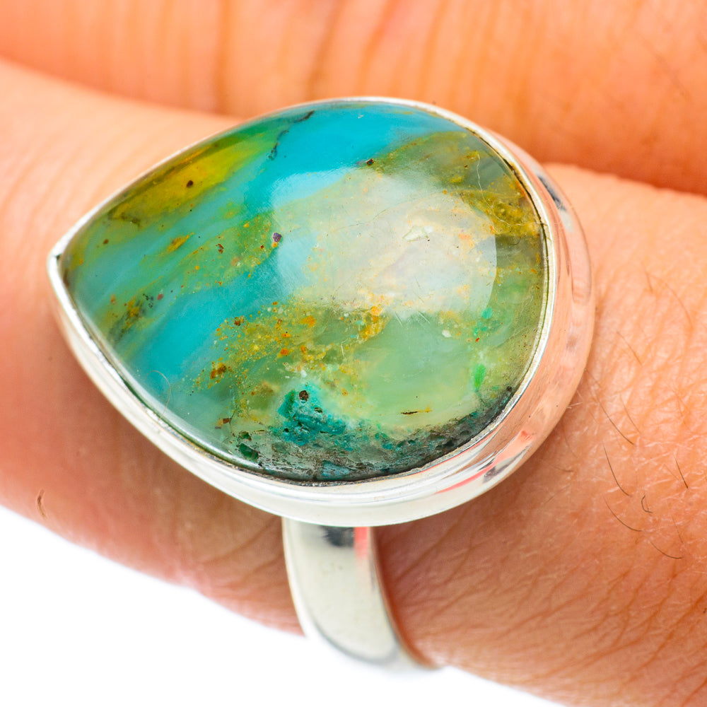 Peruvian Opal Rings handcrafted by Anasilvercos - RING63908