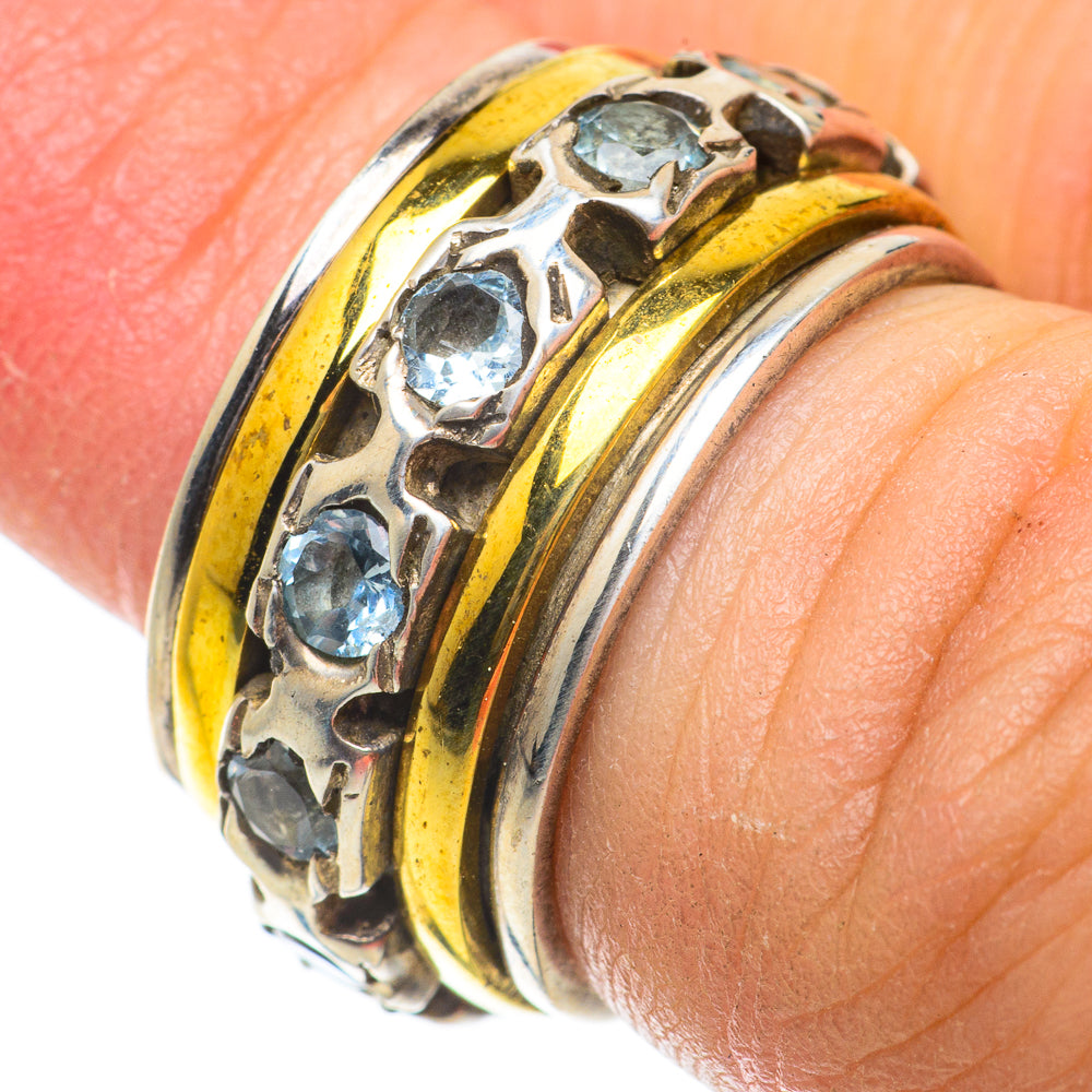 Blue Topaz Rings handcrafted by Anasilvercos - RING63946