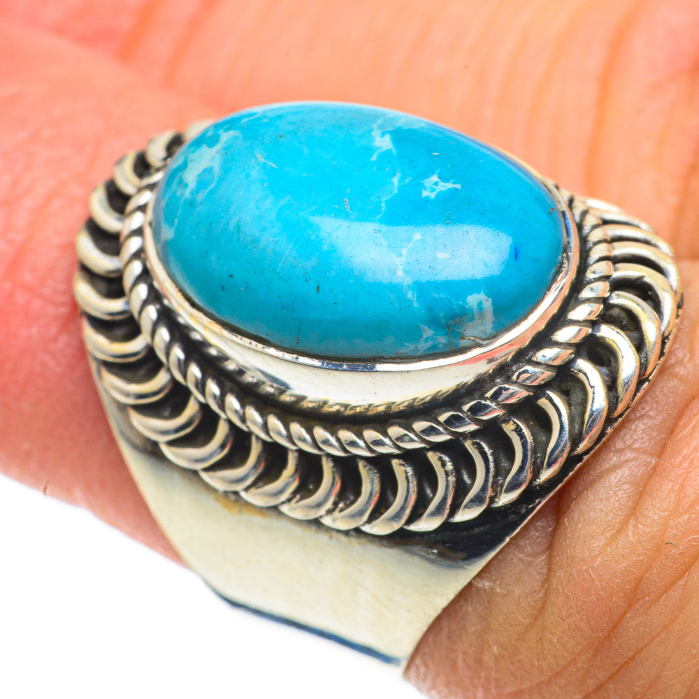 Tibetan Turquoise Rings handcrafted by Anasilvercos - RING63950