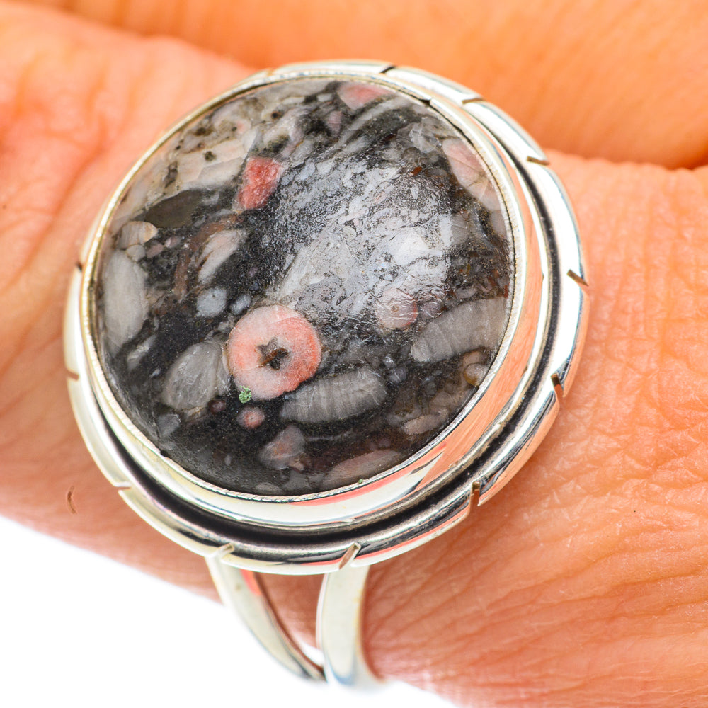Pinolith Jasper Rings handcrafted by Anasilvercos - RING63955