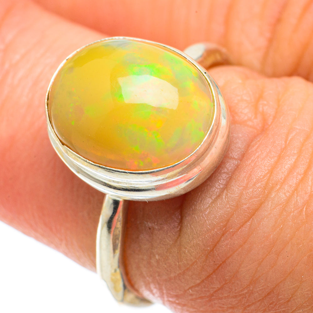 Ethiopian Opal Rings handcrafted by Anasilvercos - RING63968