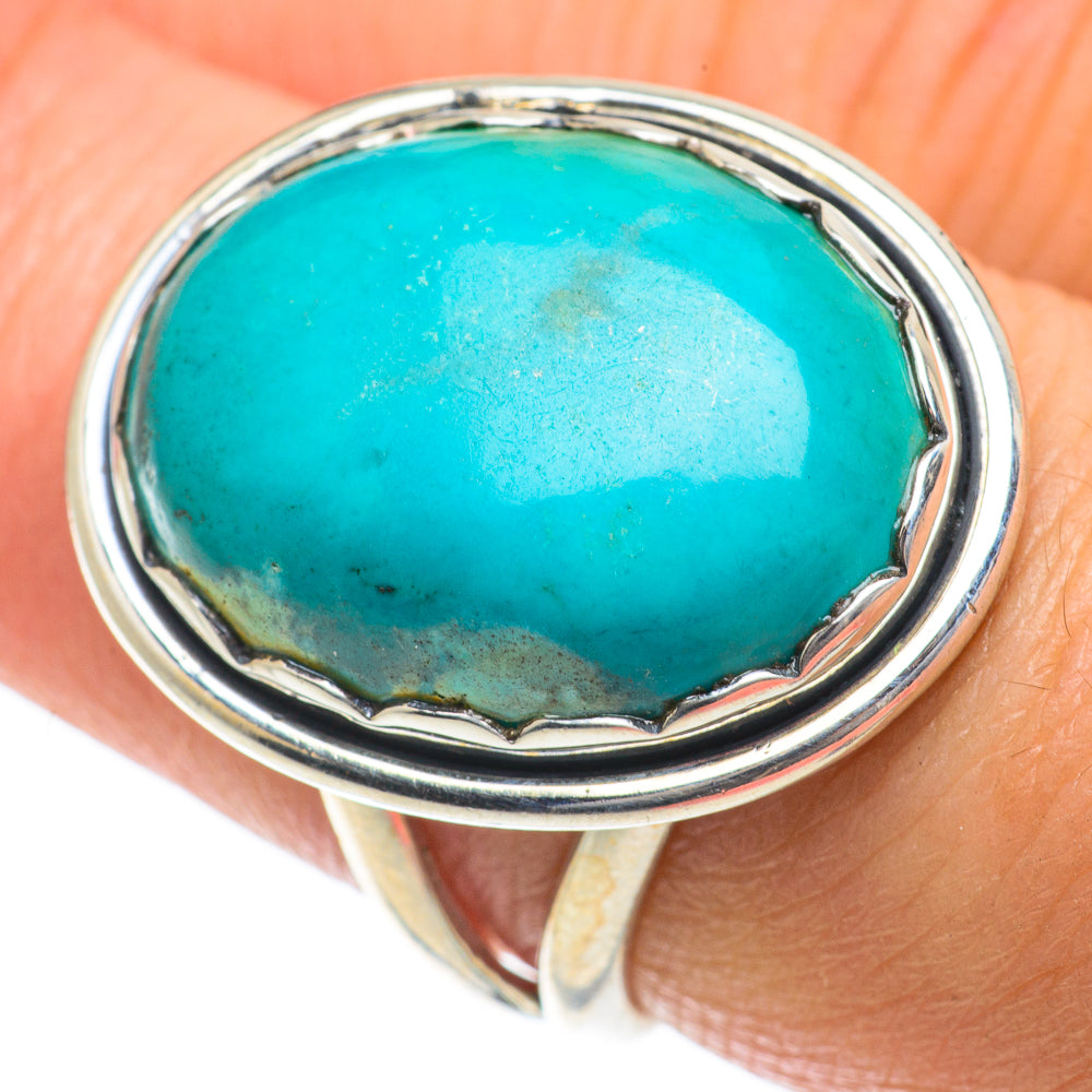 Tibetan Turquoise Rings handcrafted by Anasilvercos - RING63969