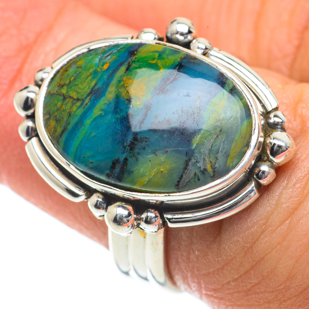 Peruvian Opal Rings handcrafted by Anasilvercos - RING63971