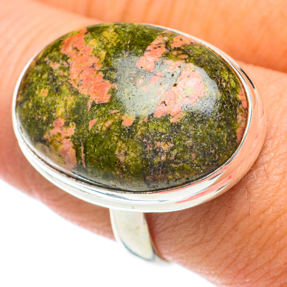 Unakite Rings handcrafted by Anasilvercos - RING63972