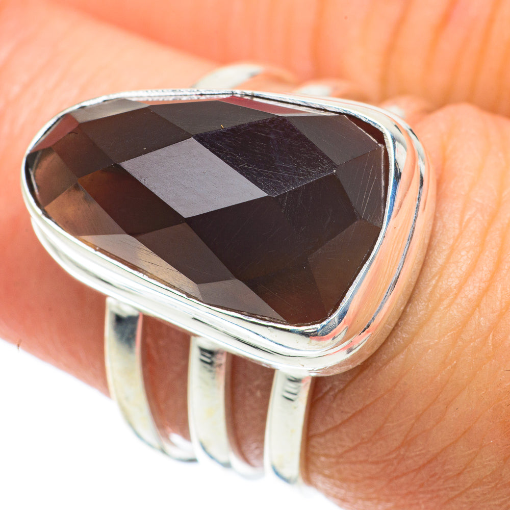 Smoky Quartz Rings handcrafted by Anasilvercos - RING63975