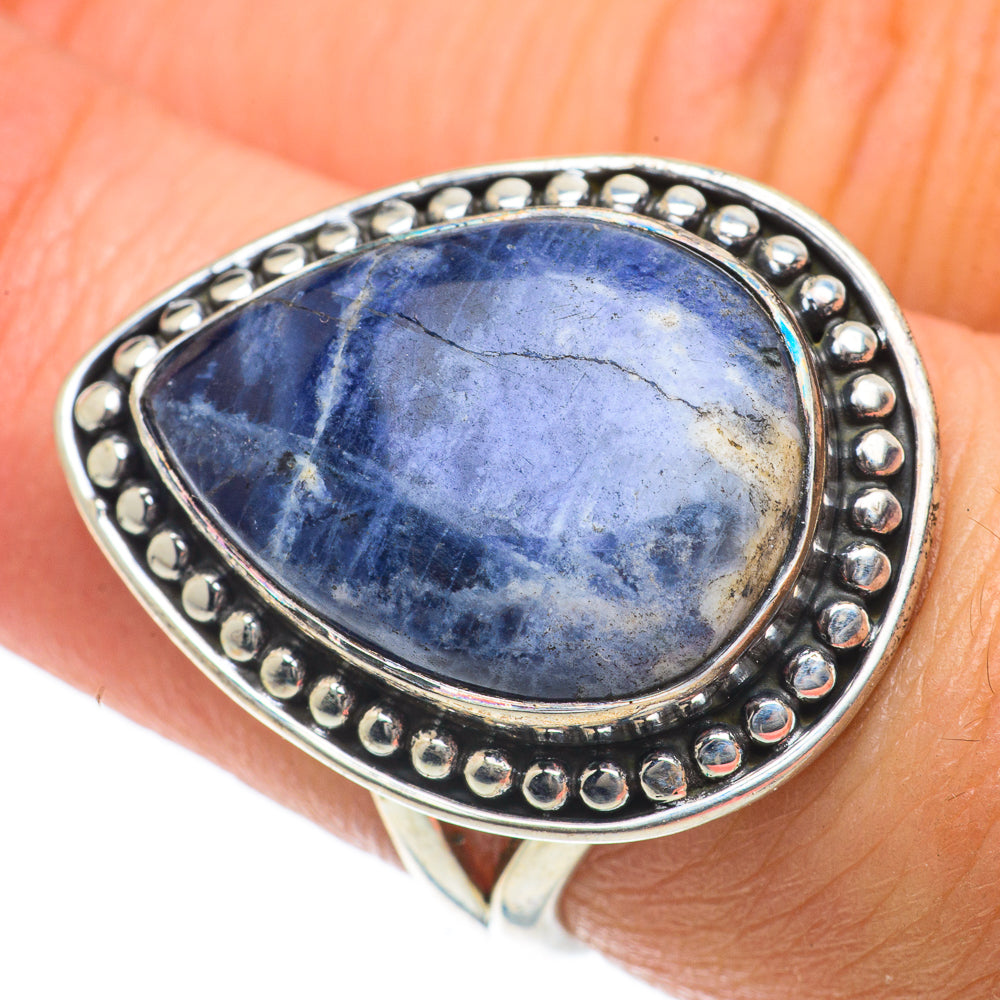 Sodalite Rings handcrafted by Anasilvercos - RING63985