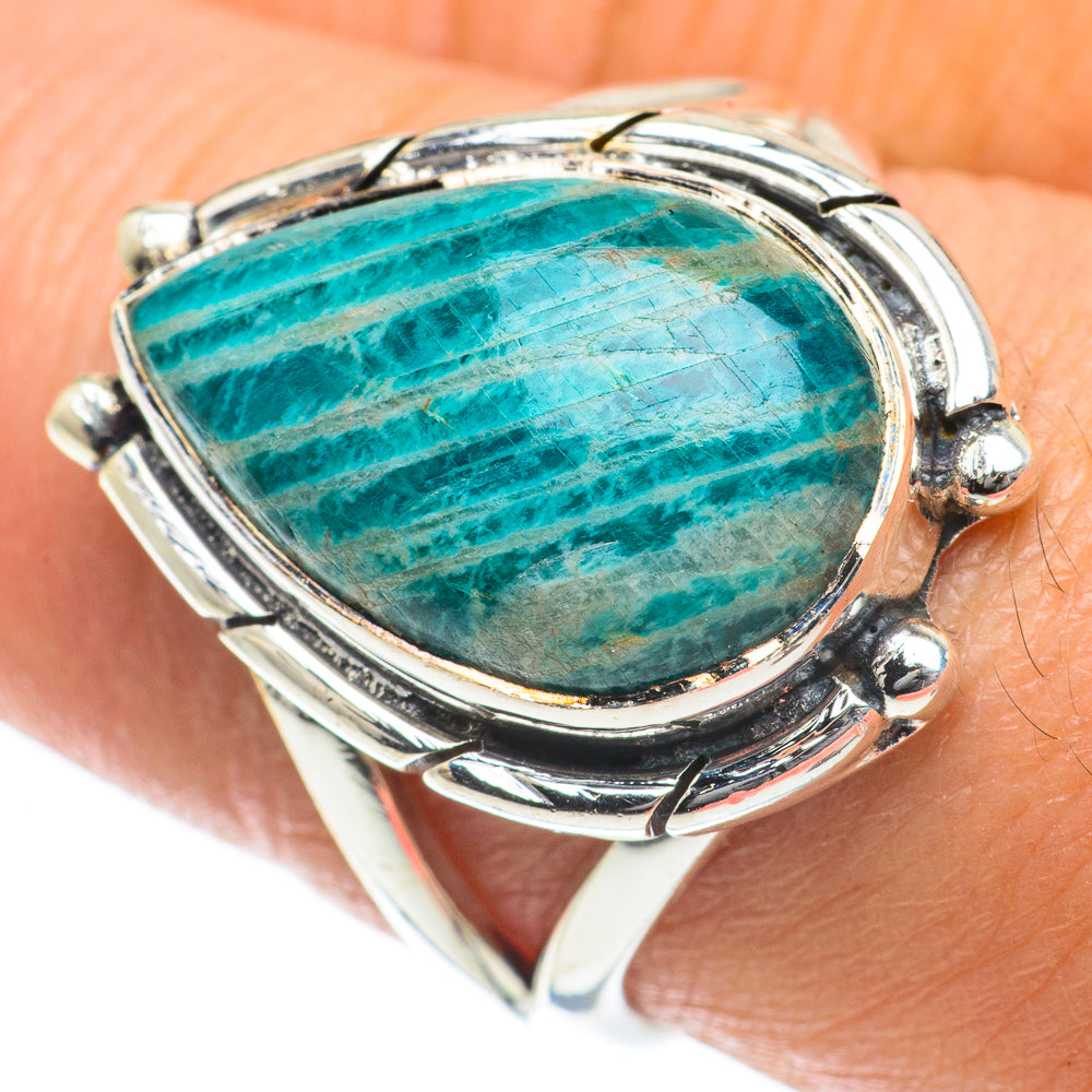 Amazonite Rings handcrafted by Anasilvercos - RING63999