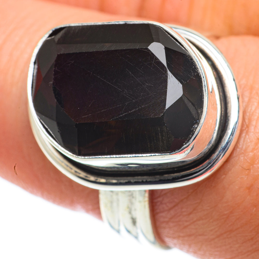 Smoky Quartz Rings handcrafted by Anasilvercos - RING64002