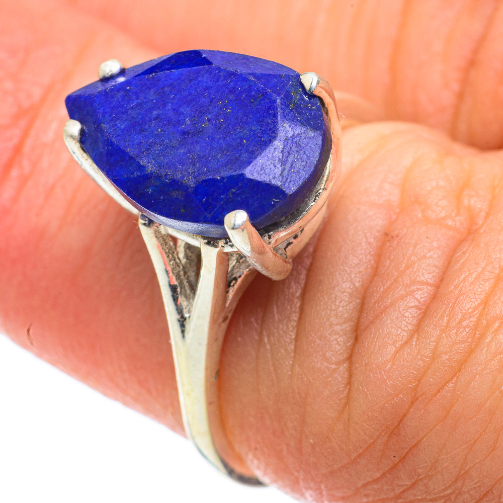 Lapis Lazuli Rings handcrafted by Anasilvercos - RING64009