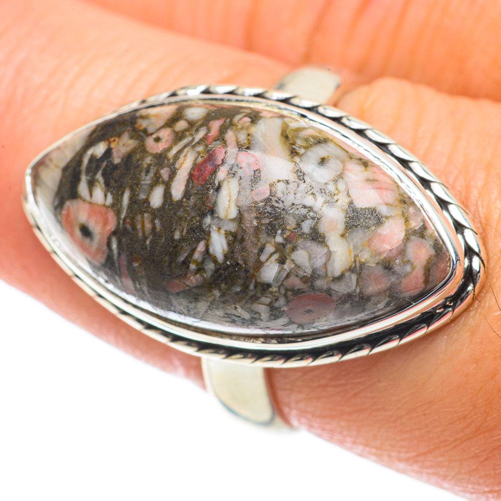Pinolith Jasper Rings handcrafted by Anasilvercos - RING64015