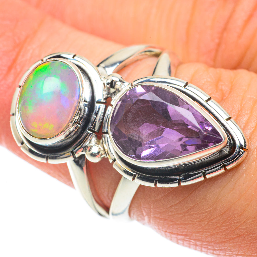 Amethyst Rings handcrafted by Anasilvercos - RING64017