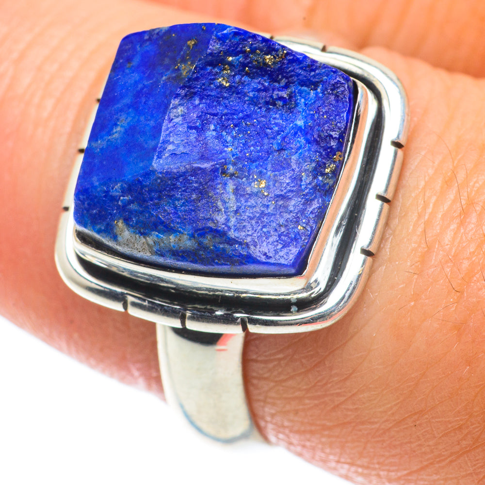 Lapis Lazuli Rings handcrafted by Anasilvercos - RING64022