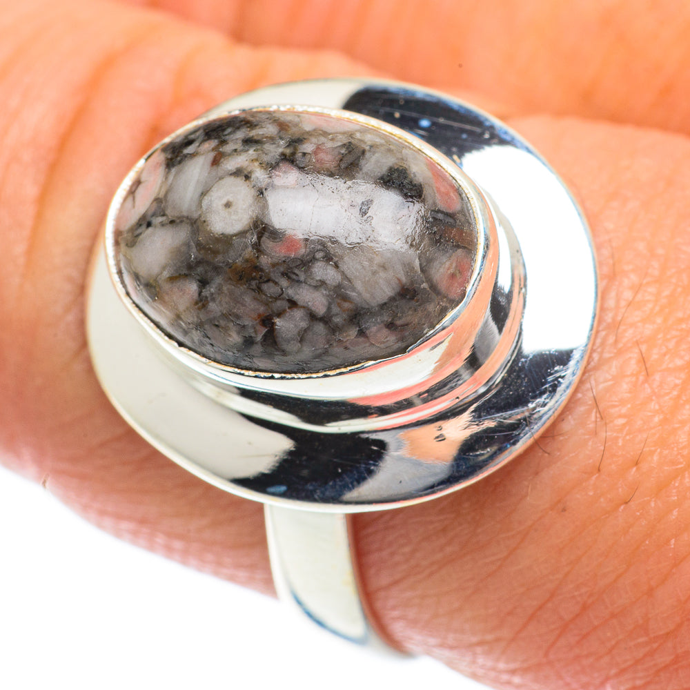 Pinolith Jasper Rings handcrafted by Anasilvercos - RING64048