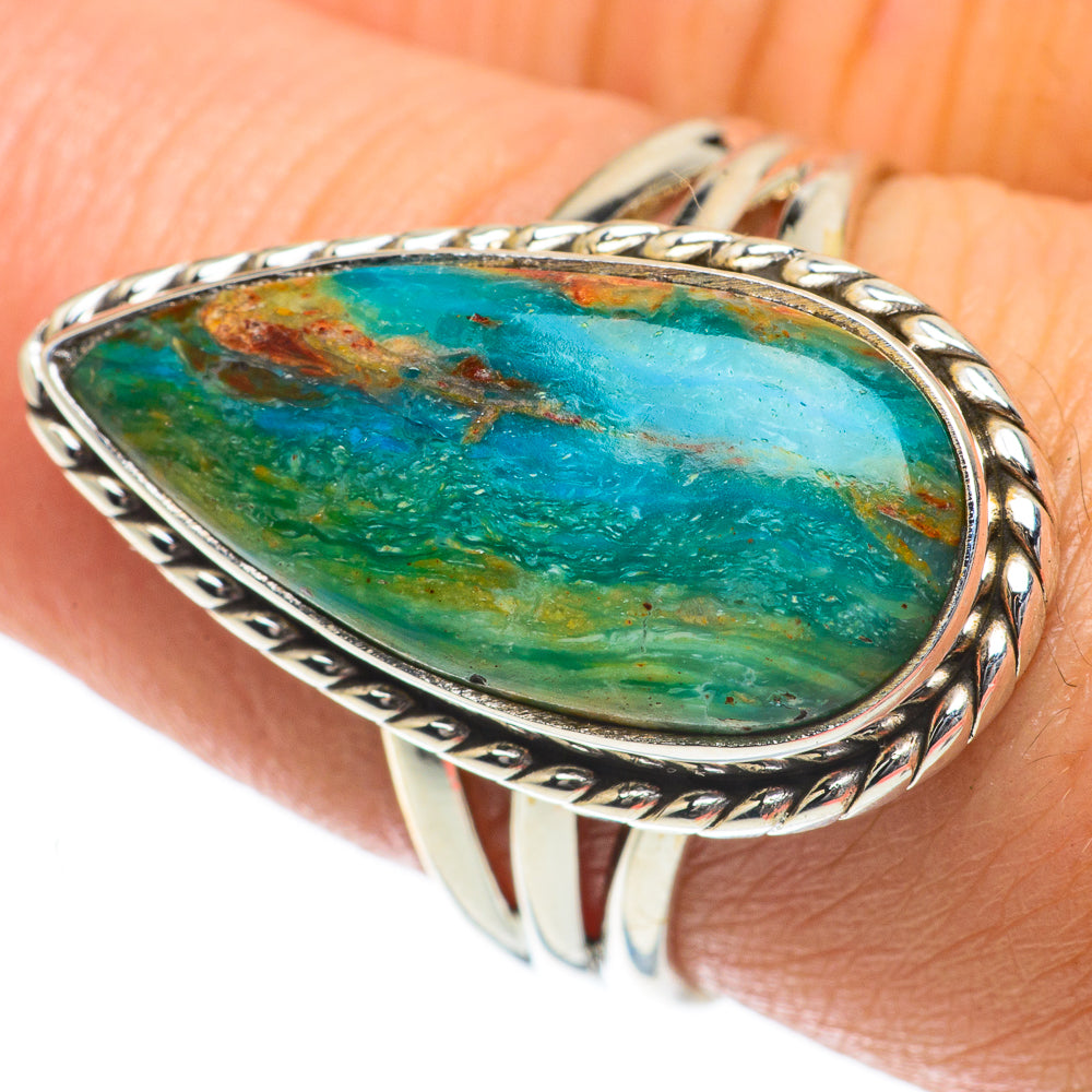 Peruvian Opal Rings handcrafted by Anasilvercos - RING64066