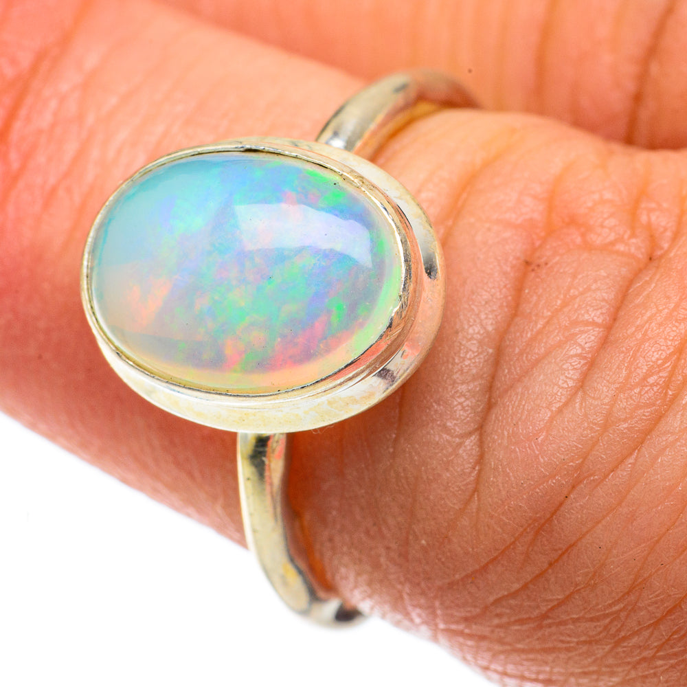Ethiopian Opal Rings handcrafted by Anasilvercos - RING64070