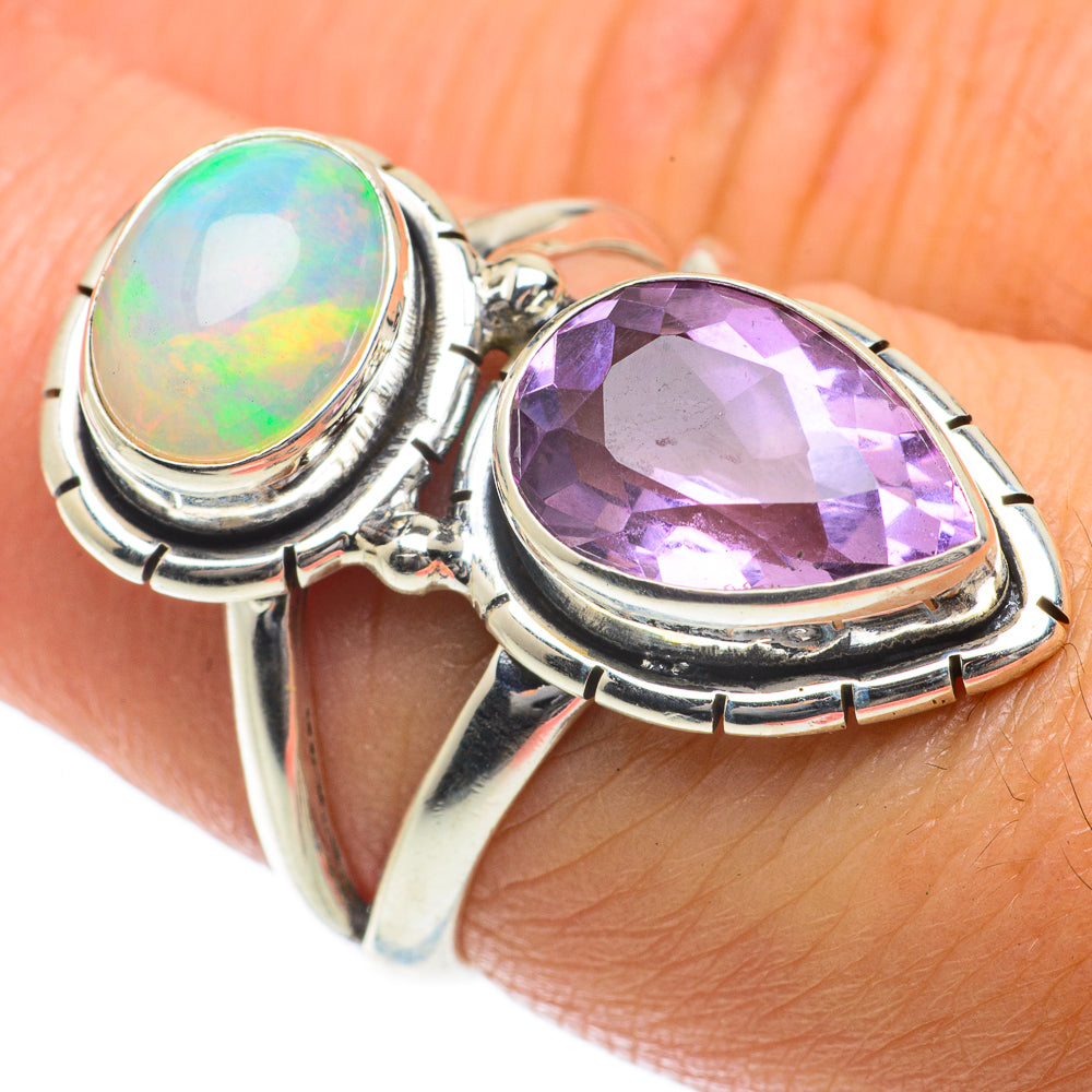 Amethyst Rings handcrafted by Anasilvercos - RING64071