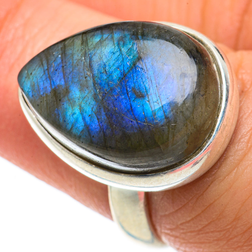 Labradorite Rings handcrafted by Anasilvercos - RING64072