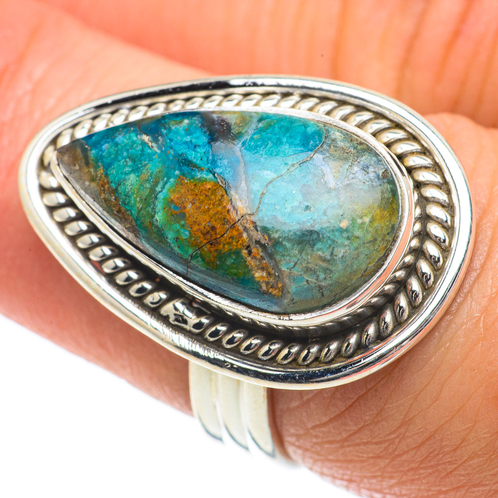 Peruvian Opal Rings handcrafted by Anasilvercos - RING64075