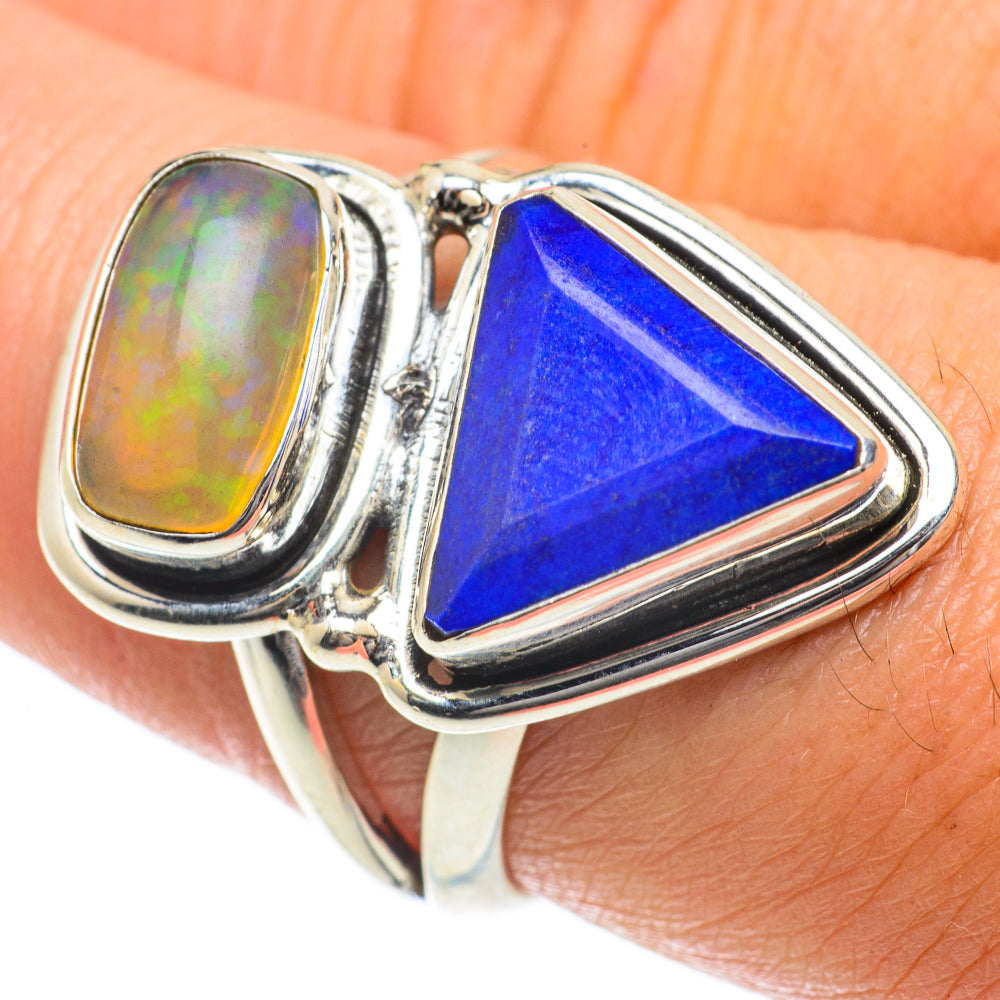 Lapis Lazuli Rings handcrafted by Anasilvercos - RING64076