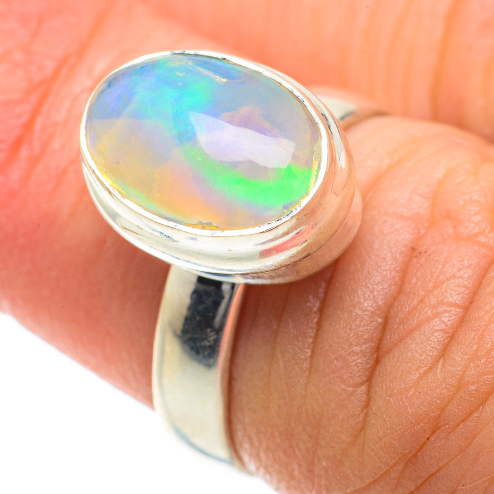 Ethiopian Opal Rings handcrafted by Anasilvercos - RING64077