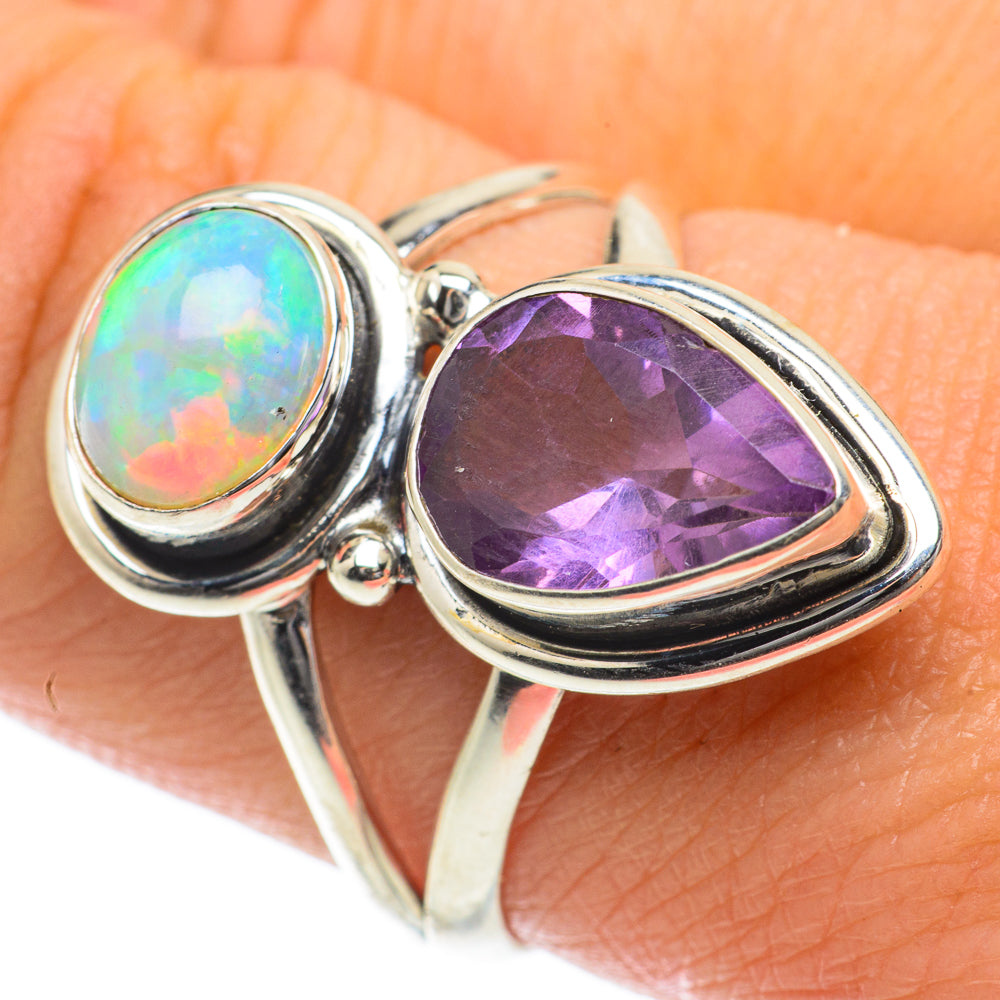 Amethyst Rings handcrafted by Anasilvercos - RING64078