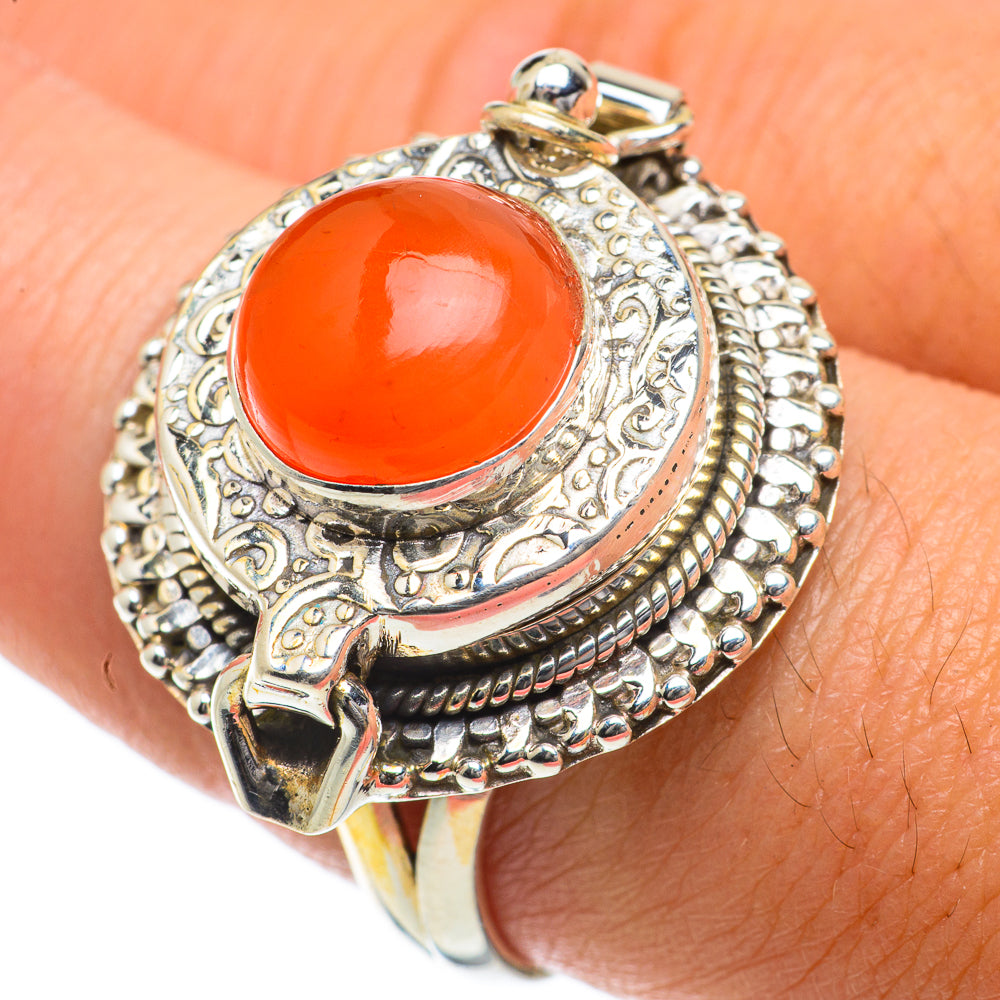 Carnelian Rings handcrafted by Anasilvercos - RING64093