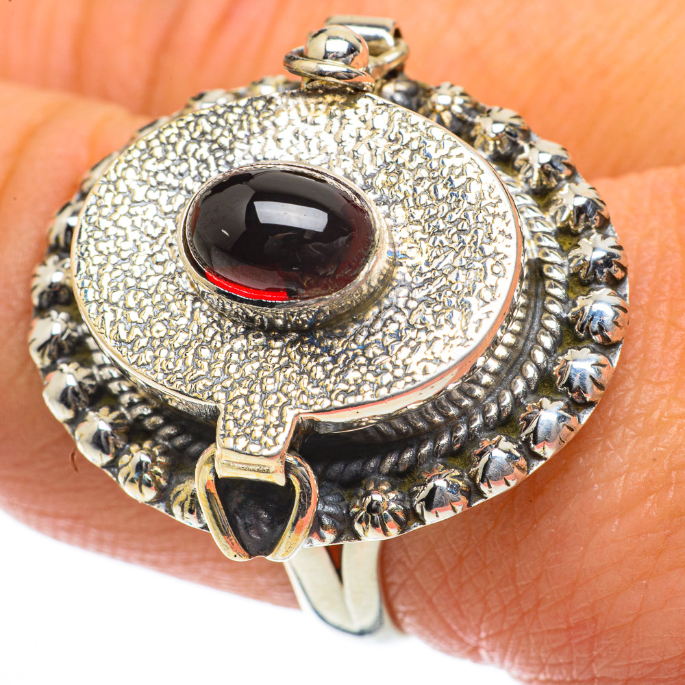 Garnet Rings handcrafted by Anasilvercos - RING64098