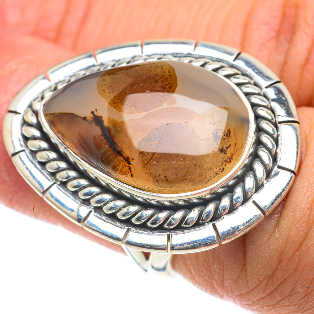 Montana Agate Rings handcrafted by Anasilvercos - RING64119