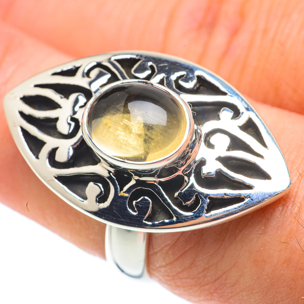 Citrine Rings handcrafted by Anasilvercos - RING64139